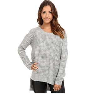 BCBGeneration Oversized Waffle Stitched Sweater